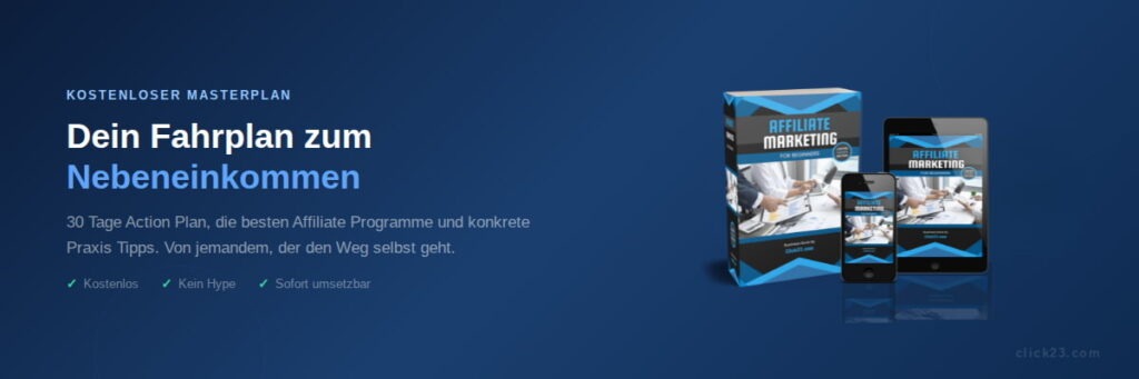 Kostenloser Affiliate Marketing Masterplan, mit den richtigen Tools erfolgreich starten