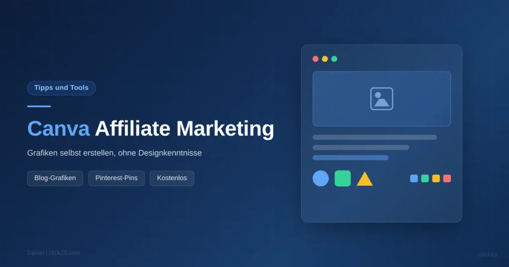 Canva Affiliate Marketing, Designoberfläche mit Vorlagen für Blog-Grafiken und Pins